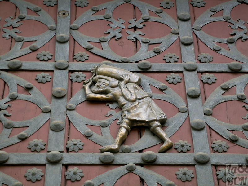 Detalle de la puerta de Santa Maria del Mar